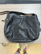 Radley Black Hobo Handbag. soft pebble leather.  
