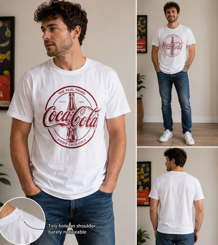 Genuine coca cola white - genuine, coca-cola