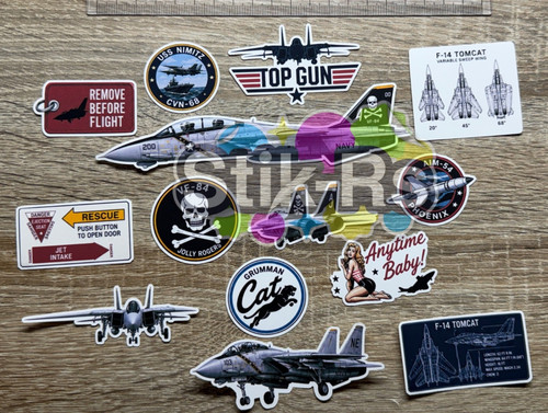 Tomcat sticker set us - set,