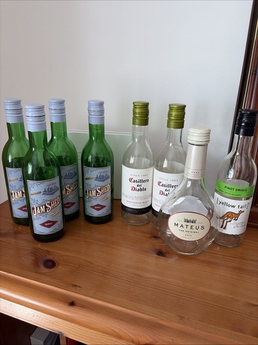 Empty wine bottles 187ml - empty,
