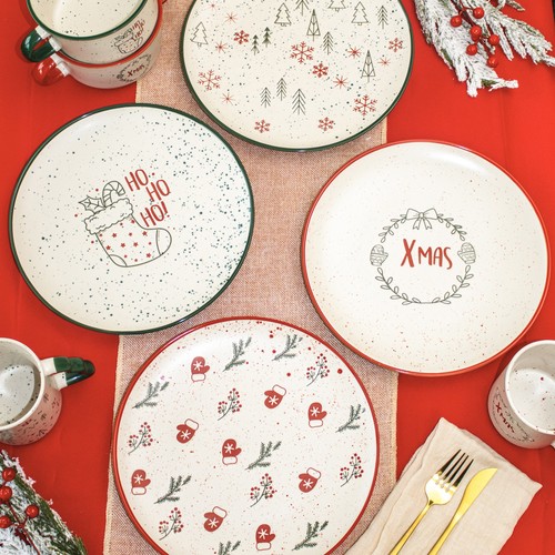Set speckled christmas - 4,
