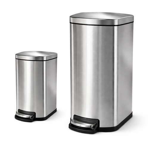 Steel pedal large bathroom - steel,