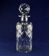 Webb Corbett Crystal "PRINCE CHARLES" Round Wine Decanter - 10-1/4" Tall