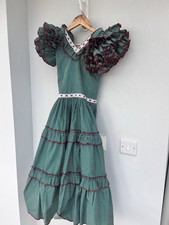 Genuine Spanish Homemade  Girls Flamenco Dancer Dresses.