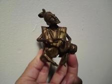 African Lost-Wax Casting miniature bronze gold weight stylized figure