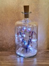 Elephant gift ornament, Light up Elephant bottle, Unique gift for animal lover