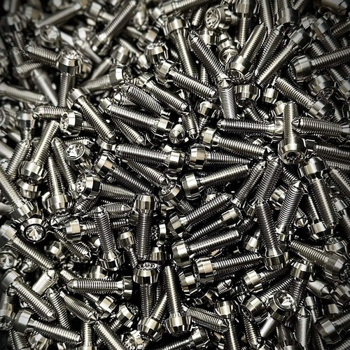 Titanium split rim bolts - titanium,