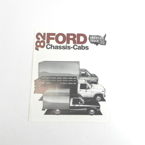 Vintage 1982 ford chassis cabs - vintage,