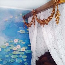 Antique French bed ciel de lit