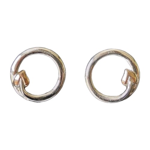 Clogau earrings silver 9ct - silver,