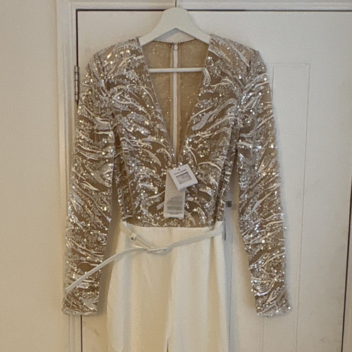 Nadine merabi ivory silver - &,