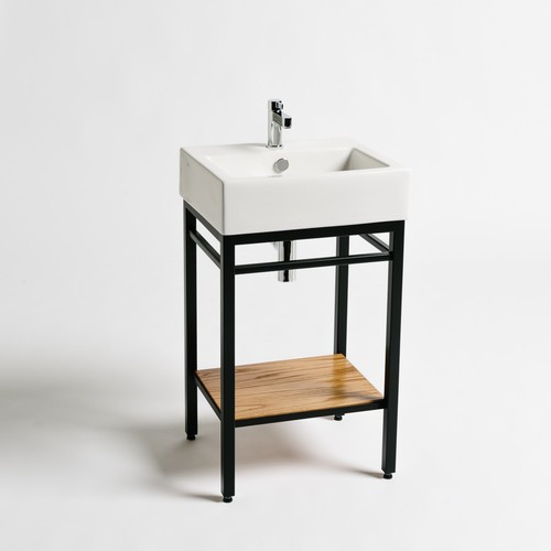 Cube basin and - , vanity