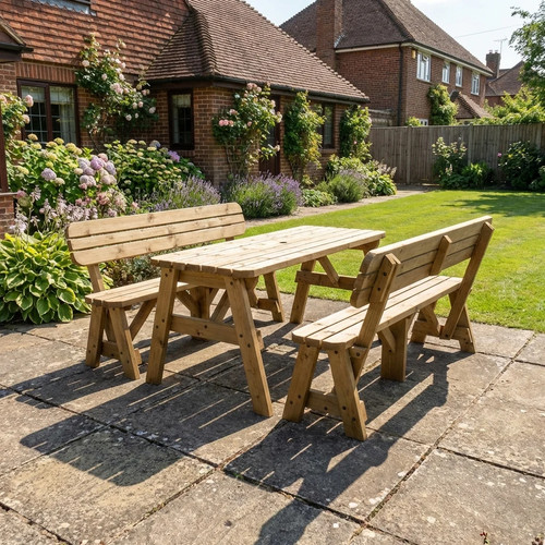 Victoria rounded picnic table - victoria,