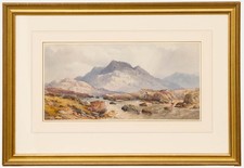 Edwin Aaron Penley (1826-1893) - British School 1880 Watercolour, The Watermill