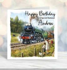 Personalised train birthday - train,
