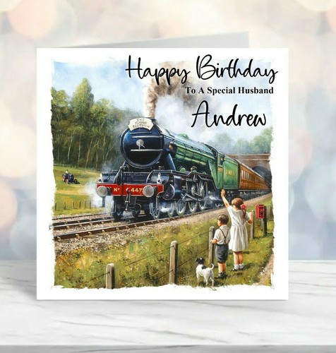 Personalised train birthday - train,