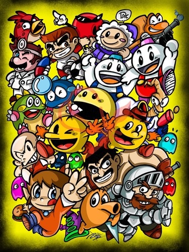 Classic arcade vintage - arcade,