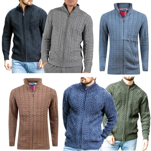 Mens full zip cardigan - full,