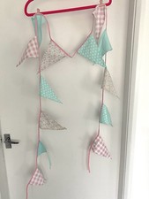 Cute Pastel Shabby Chic Girls/fair/garden Party/kids Party Bunting Decoration!