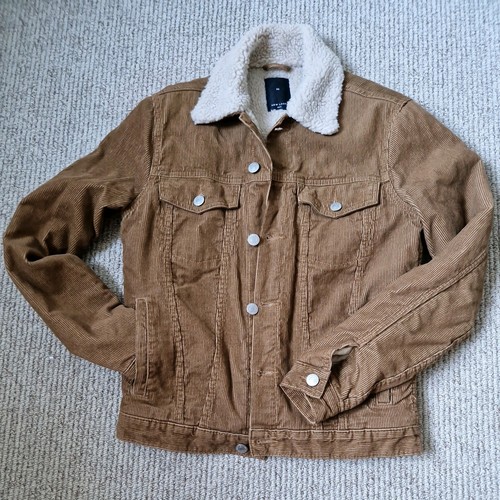 Mensbrown tan borg corduroy - ,