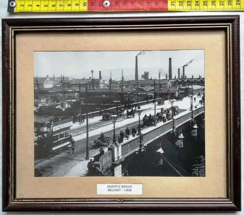 Framed black white print - black,