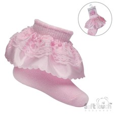 Baby Girls Pink Frilly Organza