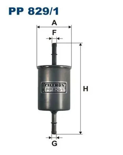 Fuel filter line - fuel, pp