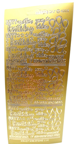 Peel off stickers happy - peel,