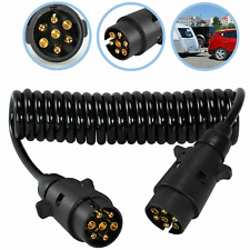 3M Trailer Board Extension Cable Lead 7 Pin Plug Socket Caravan Towing Wire