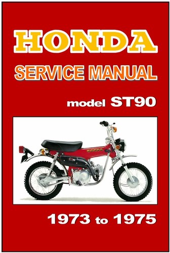 Honda workshop manual st90 - manual,