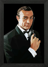 james bond 007 Framed Wall Art