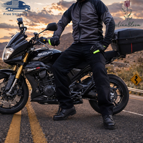 Men motorcycle jeans made - jeans,
