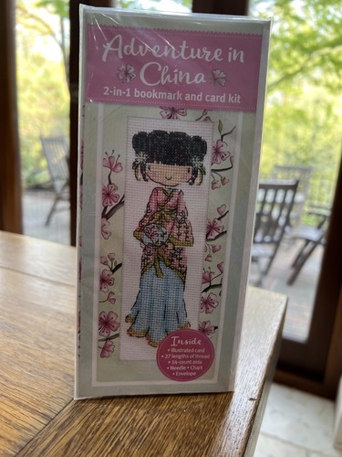 Cross stitch bookmark and card - stitch,