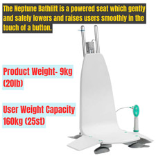 Neptune Bathlift - User Weight Capacity - 160kg (25st)