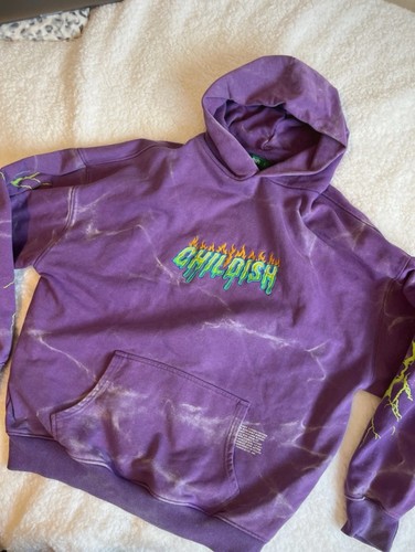 Purple childish hoodie size - purple,