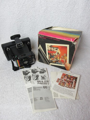 Vintage polaroid super colour - vintage,