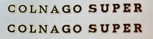 Colnago super chainstay decal - colnago,