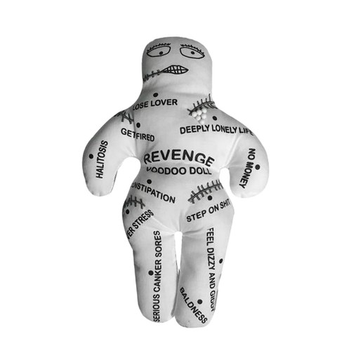 White personalized voodoo - white, doll