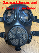 SAS FM12/S10 GasMask Front Mouse Cover Protector,Airsoft,Cosplay,Paintball
