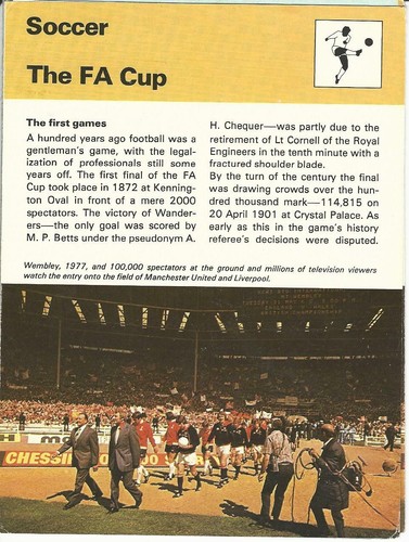 1977 sportscaster card - sportscaster,