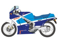 DECALS 1/12 SUZUKI RG500 1989