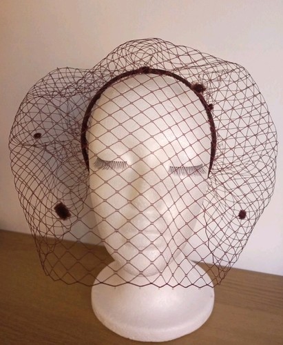 Vintage birdcage veil headband - vintage,