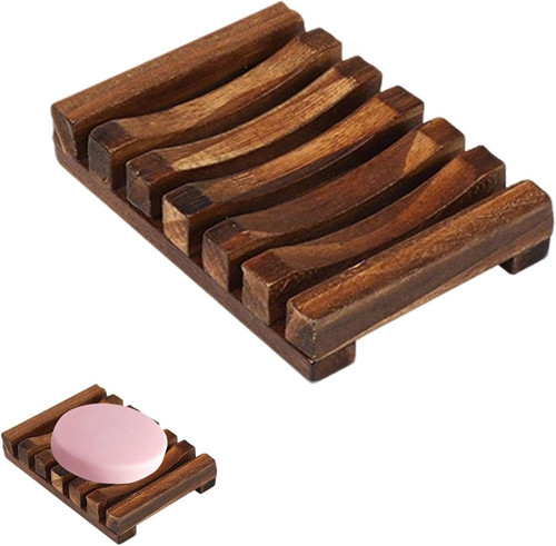 Wooden soap dish saver - dish,