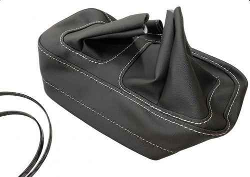 Black vinyl gear gaiter - black,