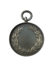 OLD SILVER MOTORCYCLE MEDAL