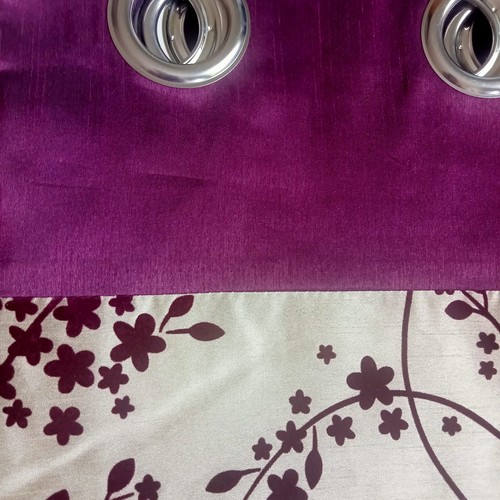 Floral eyelet curtains - floral,