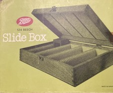 Vintage Beech Wood Hinged