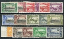 Sierra Leone KGVI 1938-44 set