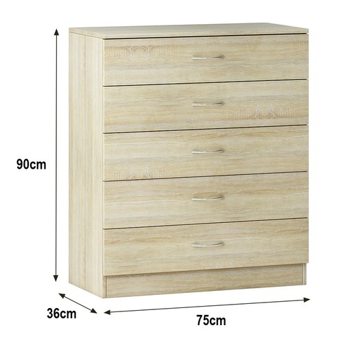 5 drawer modern - 3, 4