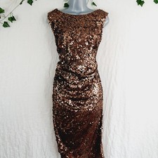 Phase Eight gold sequin